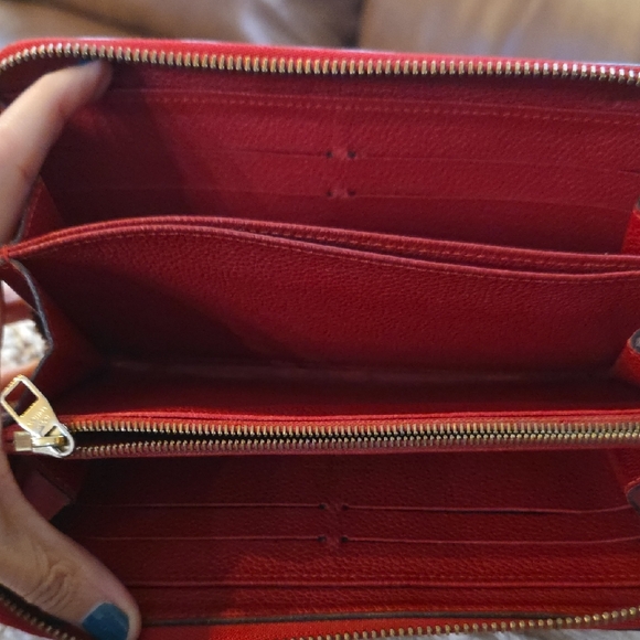 Louis Vuitton Emprient Red Long Wallet - Picture 8 of 15